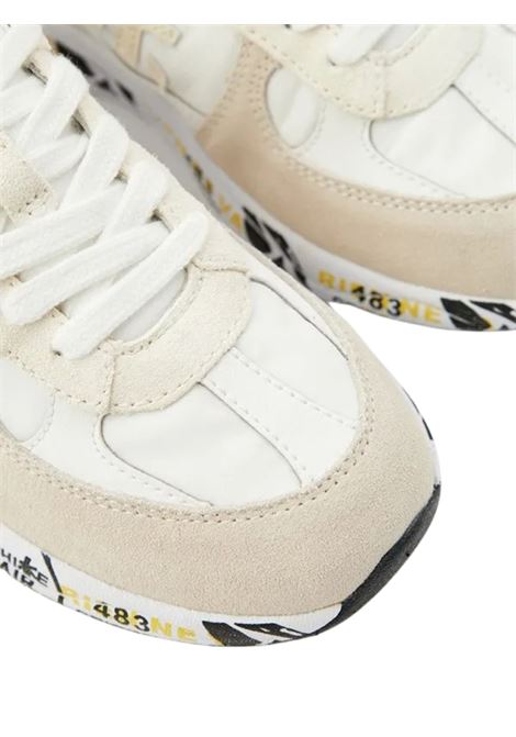White bifabric unisex shoes PREMIATA | 23272030/PIABIANCO