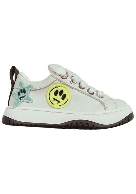 Unisex white leather shoes BARROW | 80362/PIABIANCO