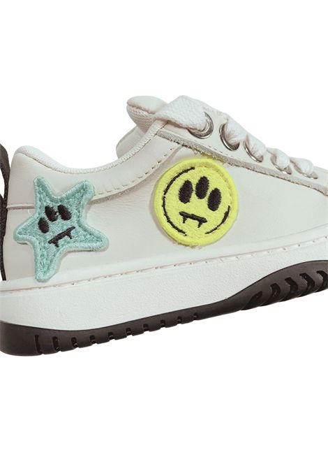 Unisex white leather shoes BARROW | 80362/PIABIANCO