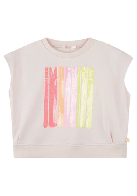 Pink cotton sweatshirt for girls Billieblush | U20876/MAROSA