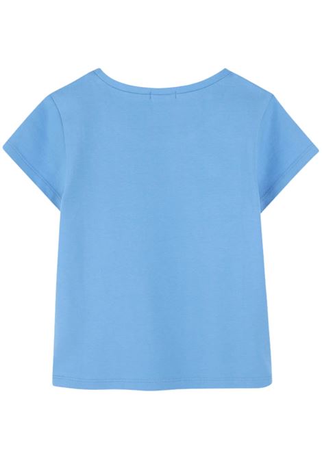 Girls' light blue cotton T-shirt Billieblush | U20923/MAAZZURRO