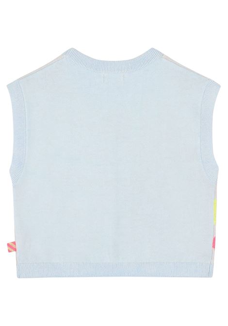Baby girl's light blue cotton shirt Billieblush | U20932/MAAZZURRO