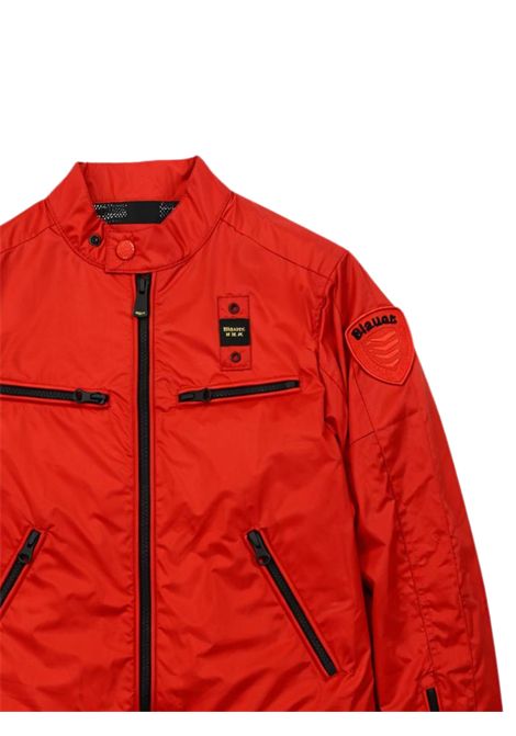 Red nylon jacket for girls BLAUER | 01371ROSSO