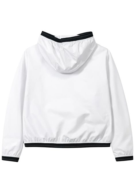Giubbino bambina bianco in nylon BLAUER | 01402BIANCO