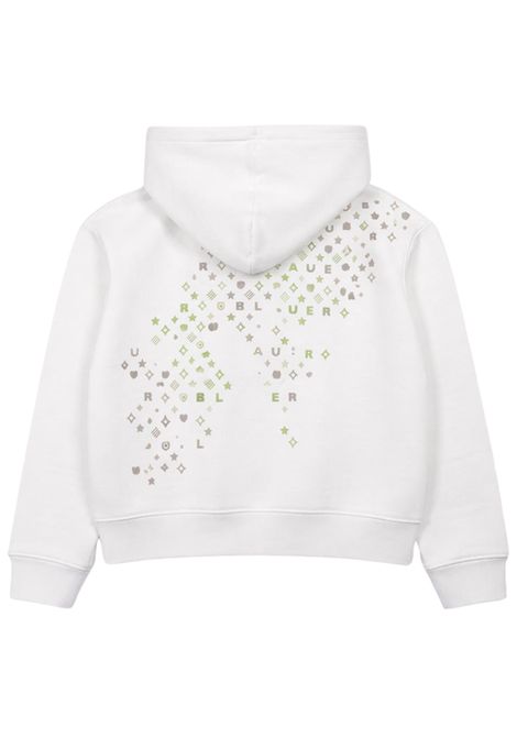 Felpa bambina bianca in cotone BLAUER | 02507BIANCO