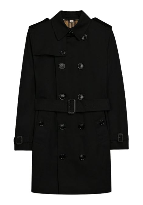 Unisex black cotton trench coat Burberry | 4500574281/FINERO