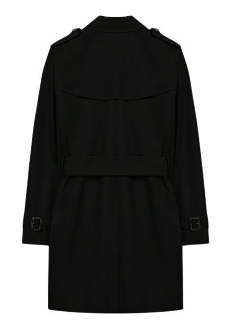Unisex black cotton trench coat Burberry | 4500574281/FINERO