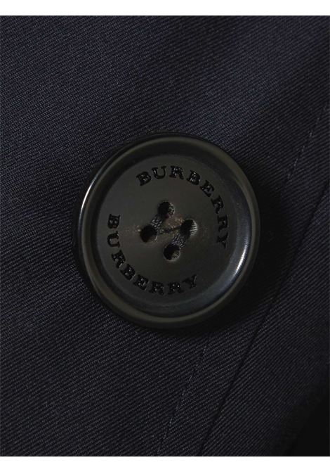 Unisex black cotton trench coat Burberry | 4500574281/FINERO