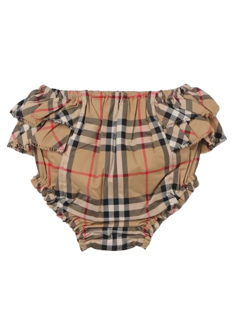 Baby girl's cotton check culottes Burberry | 8078055/MACHECK