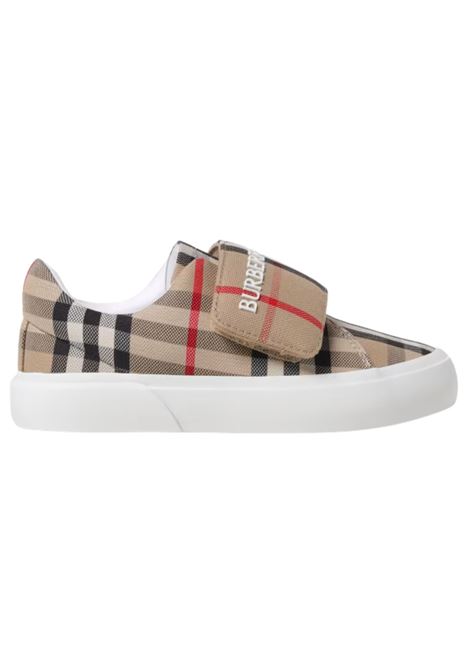 Sneakers Vintage Check Burberry Kids in canvas jacquard Burberry | 8079075/MACHECK