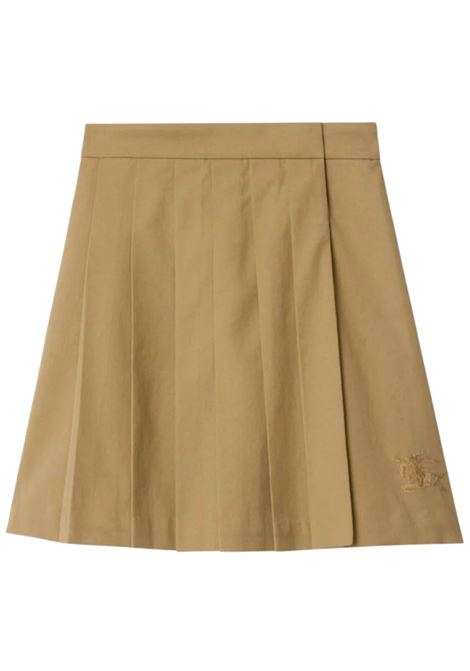 Gonna bambina beige in cotone Burberry | 8100749/MABEIGE