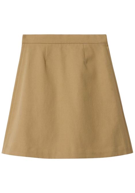 Gonna bambina beige in cotone Burberry | 8100749/MABEIGE