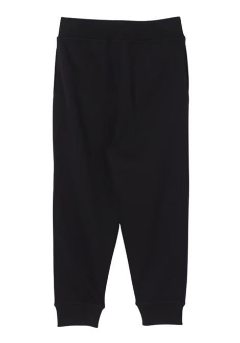 Black cotton trousers for children Burberry | 8105476/MANERO