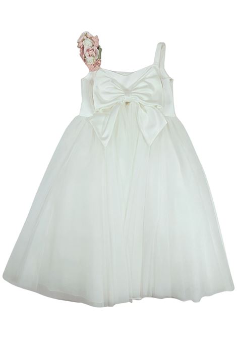 White little girl formal dress COLORICHIARI | FL108001/MABIANCO