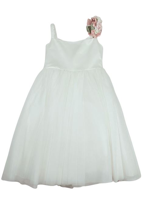 White little girl formal dress COLORICHIARI | FL108001/MABIANCO