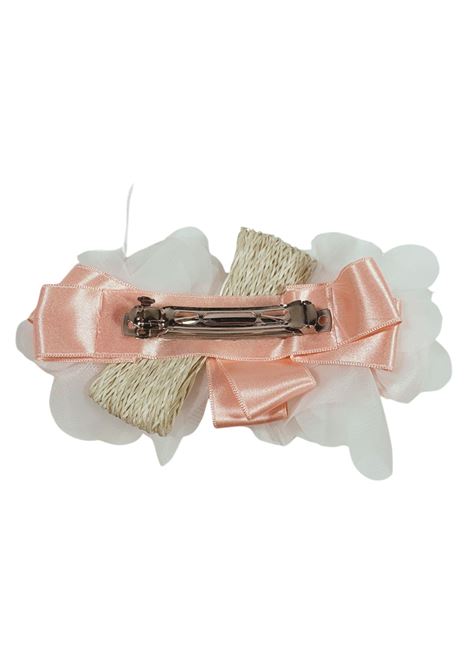 Pink flower hair clip for little girl COLORICHIARI | FL938188/MAROSA