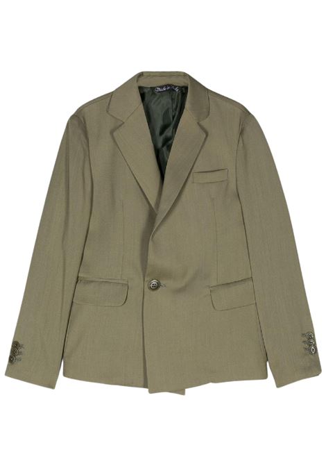 Giacca bambino verde in lana Costumein | WB25/DELVERDE