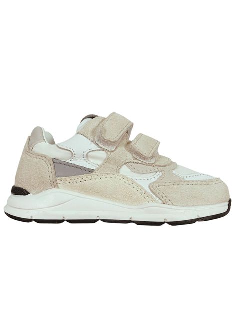 Scarpe bambino bianco/beige in pelle D.A.T.E | J421-FG-NY/PIABIANCO/BEIGE