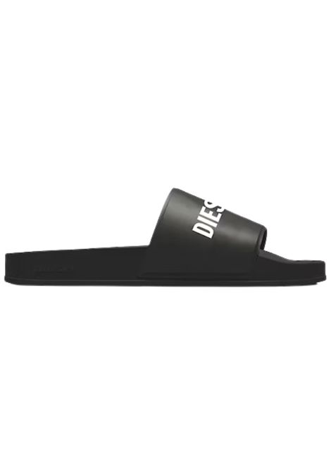 Unisex black PVC slippers DIESEL | BC0596/PIANERO