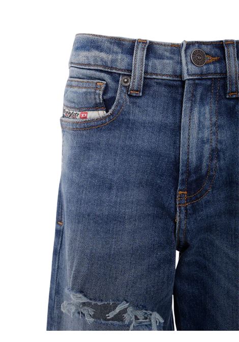 Jeans bambina in cotone denim DIESEL | J01923KXBMHH/DELDENIM