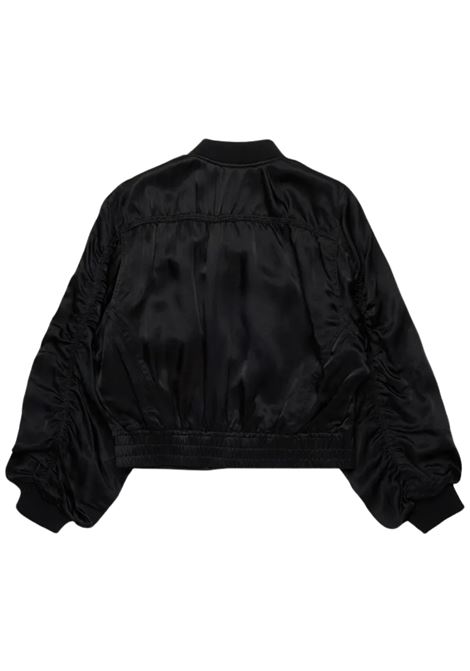 Bomber bambina nero in viscosa DIESEL | JGKHLOWS/DELNERO
