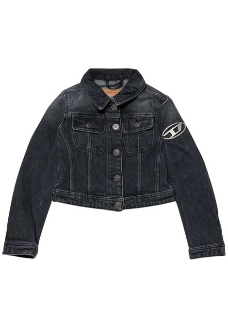 Giubbino bambina in cotone denim DIESEL | JSLIMMY/DELGRIGIO