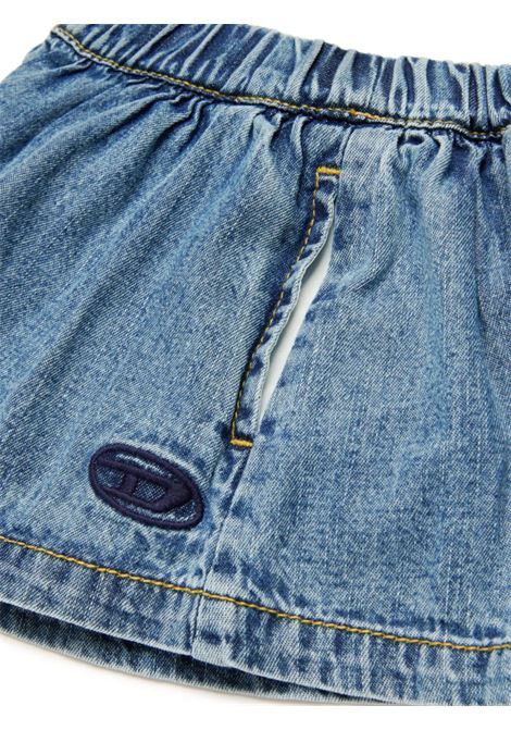 Shorts neonata in cotone denim DIESEL | K00599KXBNH/DELDENIM