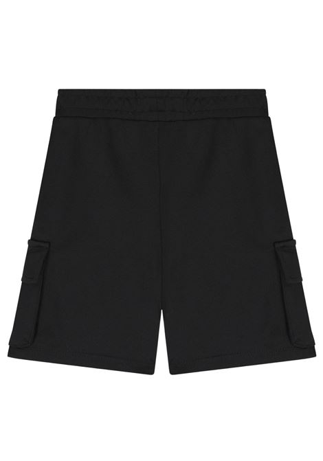 Black cotton Bermuda shorts for children DKNY | D62241/SUNERO
