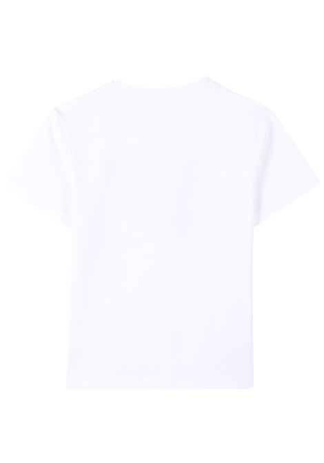 White cotton T-shirt for children DKNY | D62299/SUBIANCO