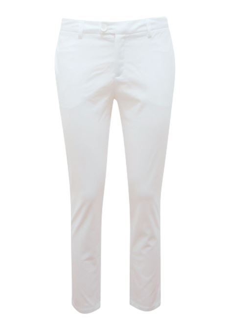 White cotton trousers for children DONDUP | DFPA60/SUBIANCO