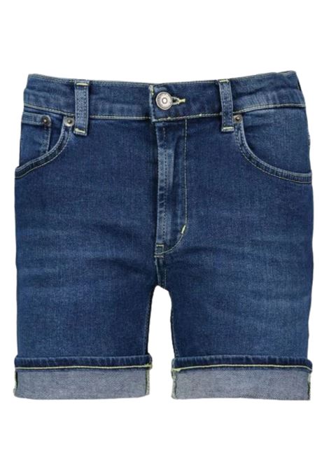 Children's Bermuda shorts in denim cotton DONDUP | DMBE42/SUDENIM