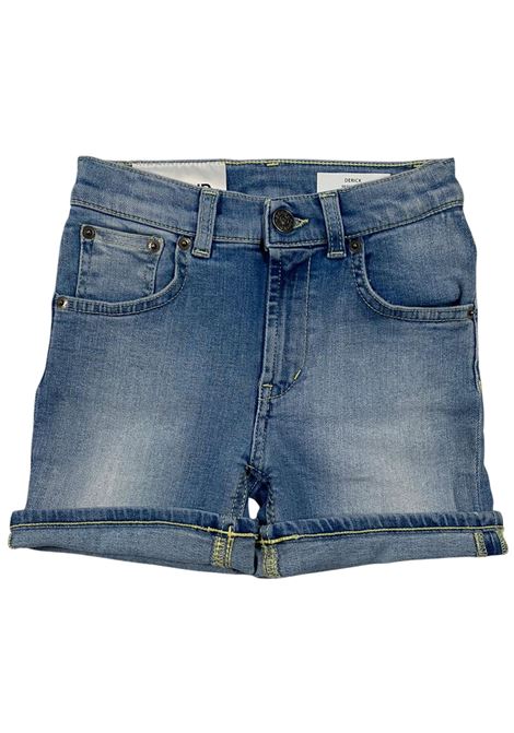 Children's Bermuda shorts in denim cotton DONDUP | DMBE64CDENIM