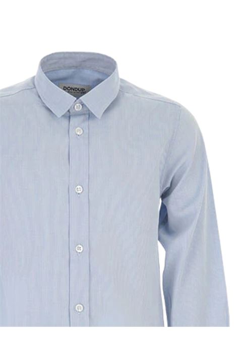 Blue cotton shirt for children DONDUP | DMCA61/SUAZZURRO