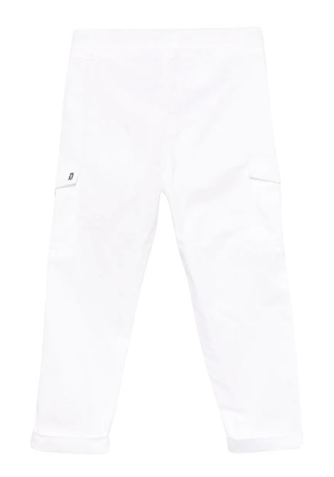 White cotton trousers for children DONDUP | DMPA114/MABIANCO