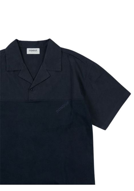 Blue cotton polo shirt for children DONDUP | DMTS040/MABLU