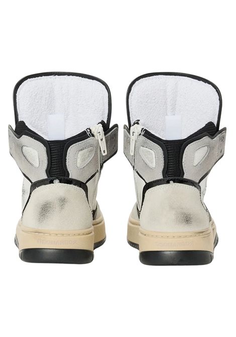 Scarpe unisex bianche in pelle DSQUARED2 | 80241/PIABIANCO