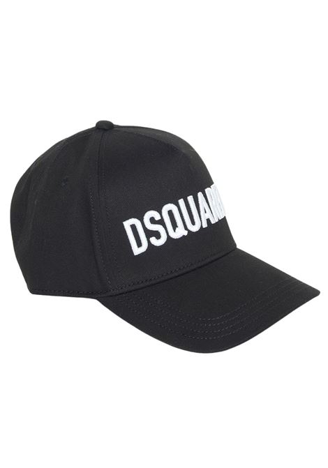 Unisex black cotton hat DSQUARED2 | D2F183U/DELNERO