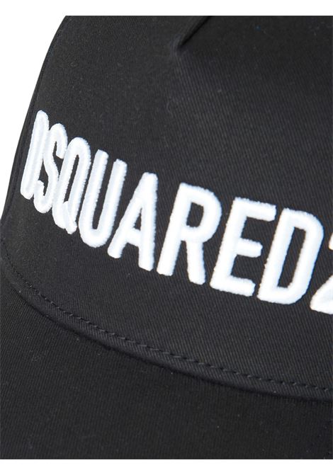 Unisex black cotton hat DSQUARED2 | D2F183U/DELNERO