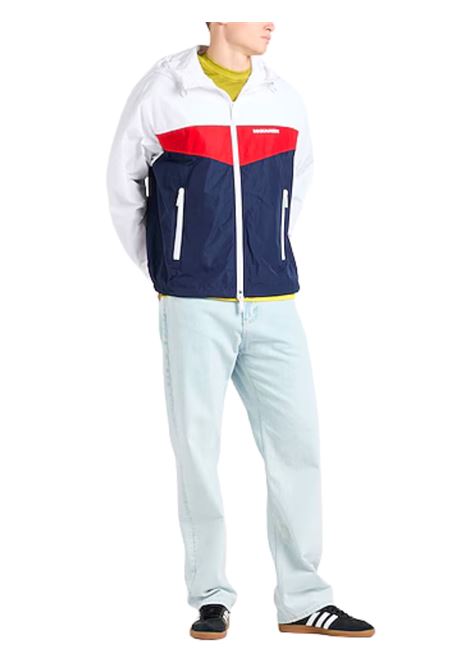 Giubbino bambino bianco/blu DSQUARED2 | D2J499U/DELBIANCO/BLU