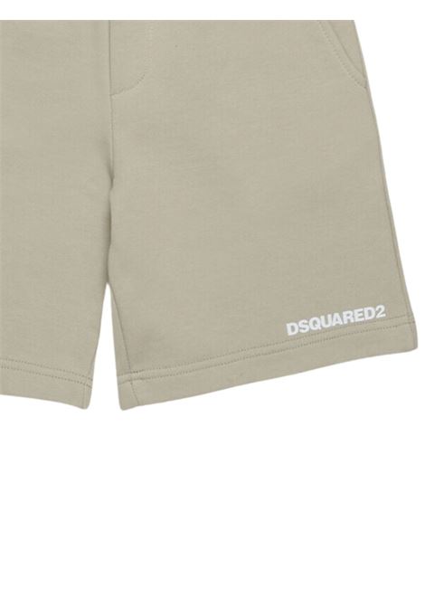Bermuda bambino sabbia in cotone DSQUARED2 | D2P830U/MOSABBIA