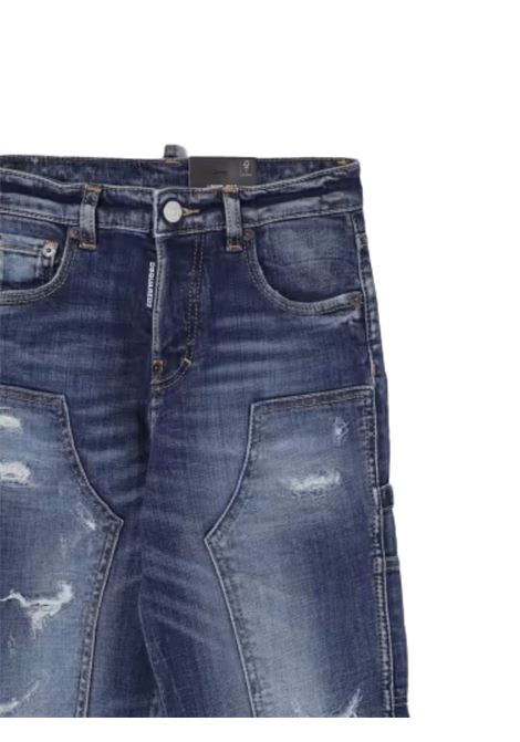 Unisex blue cotton jeans DSQUARED2 | DQ0236/DELDENIM