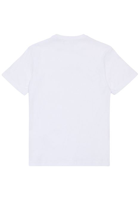 T-shirt bambino bianca in cotone DSQUARED2 | DQ2823/MABIANCO