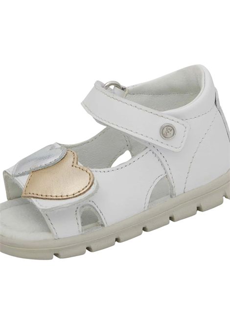 White leather sandals for girls FALCOTTO | 115010/PIABIANCO