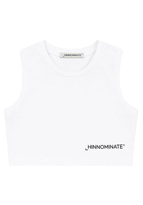 T-shirt bambina bianca in cotone HINNOMINATE | MY0168/DEBBIANCO