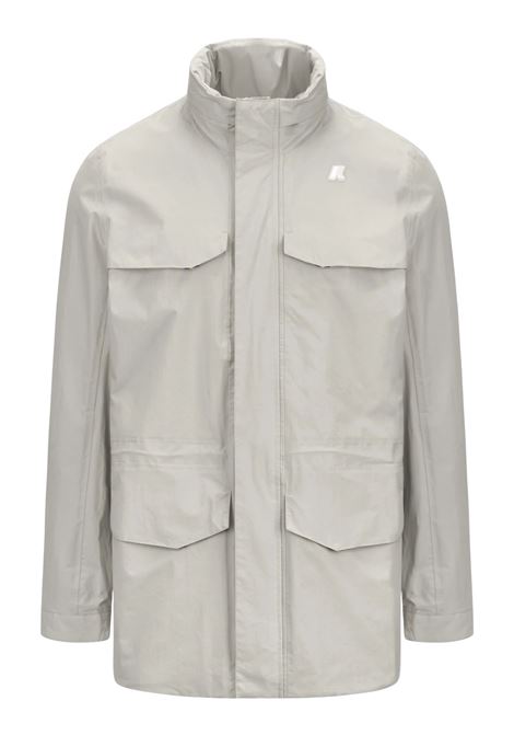 Giubbino bambino beige in nylon K-way | K4131UW/MOBEIGE