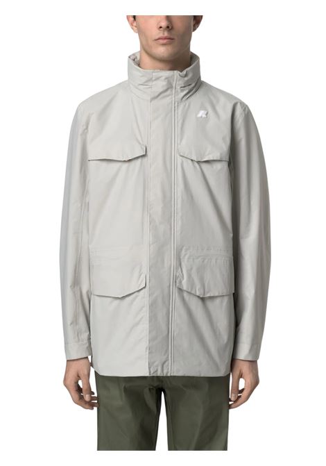 Giubbino bambino beige in nylon K-way | K4131UW/MOBEIGE
