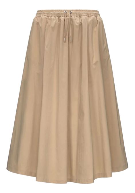 Gonna bambina beige in cotone K-way | K4147DW/MOBEIGE