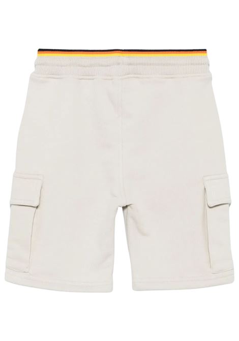 Beige cotton Bermuda shorts for children K-way | K7133SW/MABEIGE