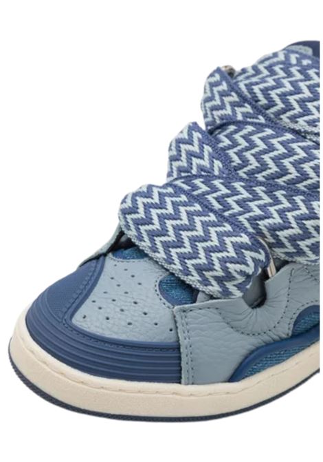 LANVIN kids' light blue sneakers with insert design LANVIN | N30214/MADENIM