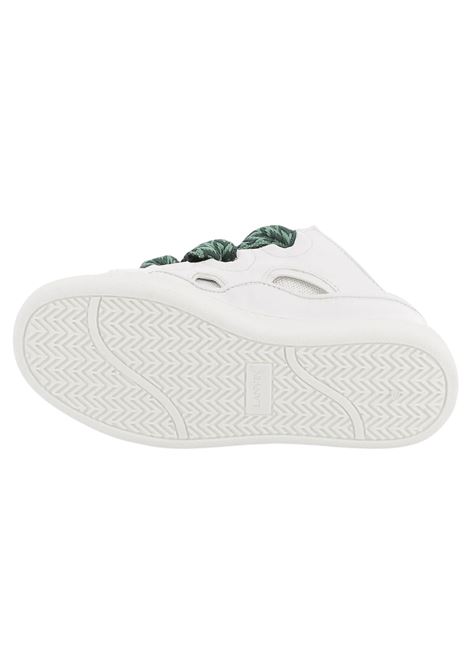 LANVIN kids' white sneakers with insert design LANVIN | N30218/MABIANCO
